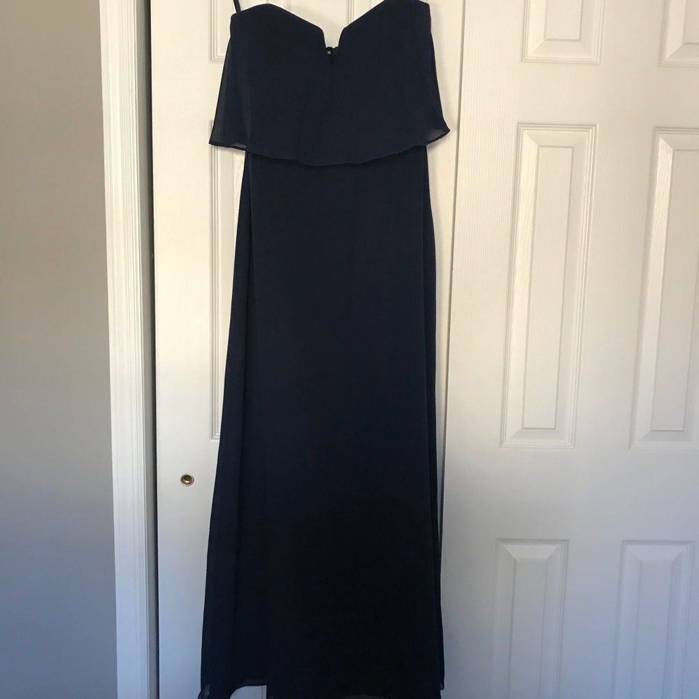 Hayley Paige Navy Blue Gown
